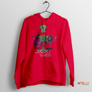 Squidward's Twist on Squid Game Hoodie