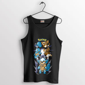 Squirtle Mogwai-Squirt Fusion Black Tank Top