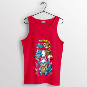 Squirtle Mogwai-Squirt Fusion Red Tank Top