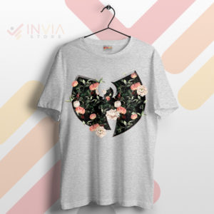 Stand Out Strong Wu-Tang Clan Flowers Sport Grey T-Shirt