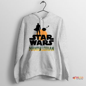 Star Wars Eve Mandalorian Sunset Sport Grey Hoodie