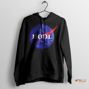 Stars and Beyond HODL NASA Black Hoodie