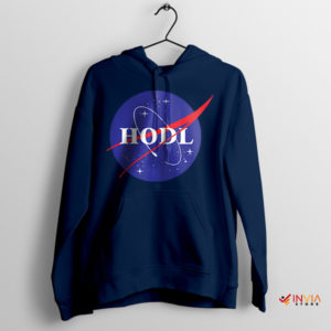 Stars and Beyond HODL NASA Navy Hoodie