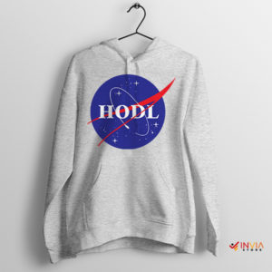 Stars and Beyond HODL NASA Sport Grey Hoodie