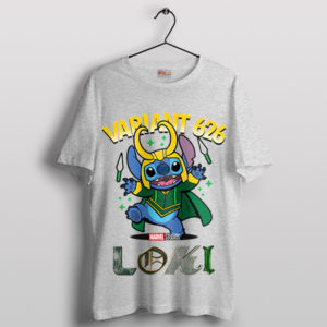 Stitch Variant Joins Multiverse Loki Sport Grey T-Shirt