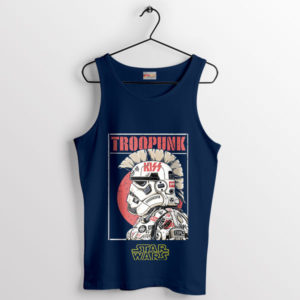 Stormtrooper Rock Troopunk Kiss Navy Tank Top