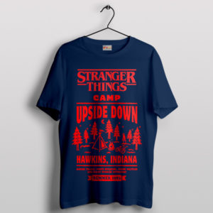Stranger Things Camp Explore Hawkins Navy T-Shirt
