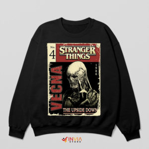 Stranger Things Vecna Comic Adventure Black Sweatshirt