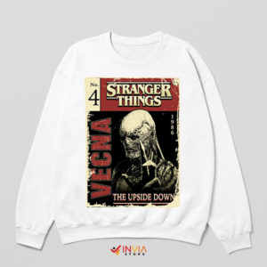 Stranger Things Vecna Comic Adventure White Sweatshirt