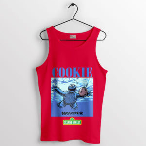 Street Smells Like Nirvana Cookie Navy Tank Top