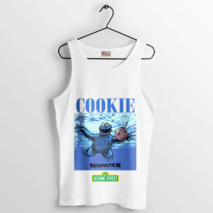 Street Smells Like Nirvana Cookie White Tank Top