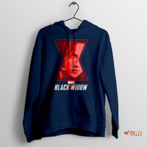 Strength Natasha Sexy Black Widow Navy Hoodie