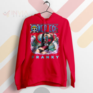 Style Revolution Franky One Piece Red Hoodie