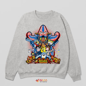 Suicide Squad's Splat Spectacle Sport Grey Sweatshirt