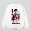Sumi-e Tokyo Portrait Money Heist Sweatshirt
