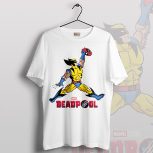 Superhero X-Men Air Mutant Wolverine White T-Shirt