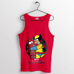 Superheroes Bartpool and WolvHomer Tank Top