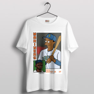 Swing Like a Pro Ken Griffey Jr Homer White T-Shirt