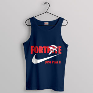 Swoosh Victory Fortnite Just Play It Navy Tank Top