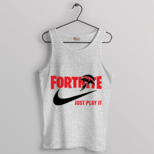 Swoosh Victory Fortnite Just Play It Sport Grey Tank Top