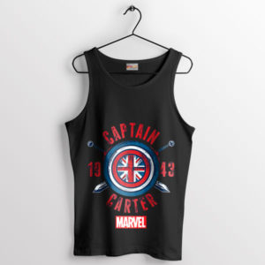 Symbol of Strength Captain Carter Black Tank Top