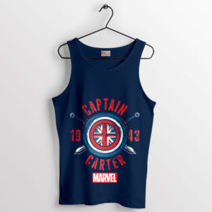 Symbol of Strength Captain Carter Navy Tank Top
