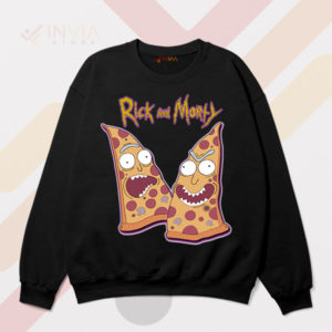 Szechuan Sauce Pizza Face Black Sweatshirt