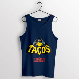 Taco Tuesday in Gotham The Batman Navy Tank Top