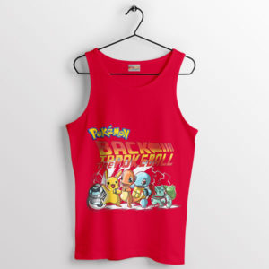 Team-Up Pokemon to the Future Red Tank Top