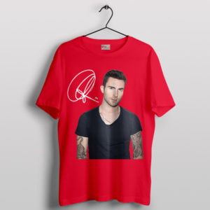 The Adam Levine Signature Line Red T-Shirt
