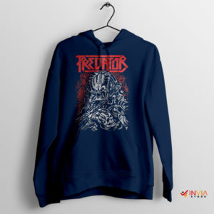 The Beast Yautja Predator Last Hunt Navy Hoodie