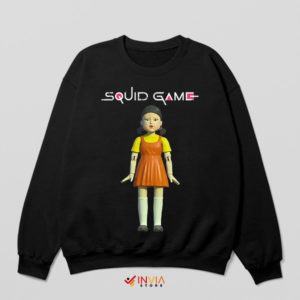 The Challenge Young-hee Squid Game Black Sweatshirt