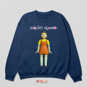 The Challenge Young-hee Squid Game Navy Sweatshirt