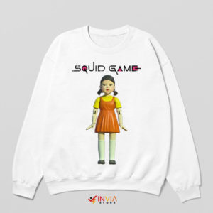The Challenge Young-hee Squid Game White Sweatshirt