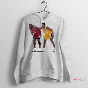 The GOAT Debate Kobe and Jordan Sport Grey Hoodie