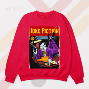 The Joker Comic In Poster Pulp Fiction Red Sweatshirt