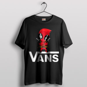 The Marvel Universe Deadpool Vans Black T-Shirt