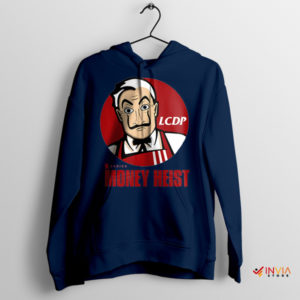 The Masterpiece Dalí Mask Meme KFC Navy Hoodie