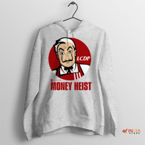 The Masterpiece Dalí Mask Meme KFC Sport Grey Hoodie