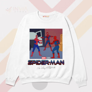 The Multiverse Meme Three Spiders White Sweatshirt