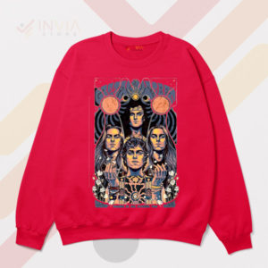 The Peaceful Side of the Moon Floyd Red Sweatshirt