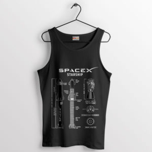 The SpaceX Starship Blueprint Exposed Tank Top