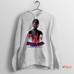 The Spider-Verse Begins Miles Morales Sport Grey Hoodie