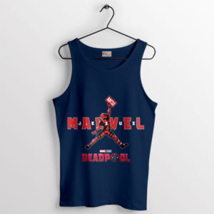 The Streets Deadpool Marvel Jesus Navy Tank Top