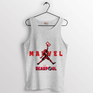 The Streets Deadpool Marvel Jesus Sport Grey Tank Top