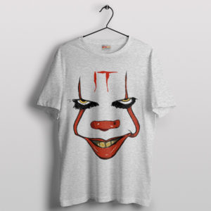 The Terror Pennywise Face IT Movie Sport Grey T-Shirt