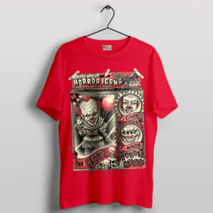The Ultimate Horror Icons Clown Movie Red T-Shirt