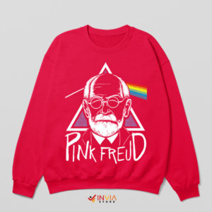 The Void Pink Freud's Dark Side Red Sweatshirt