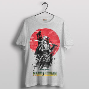The Way of Mando Samurai Art Sport Grey T-Shirt