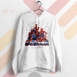 Thrill of the Multiverse Spider-Man Club White Hoodie